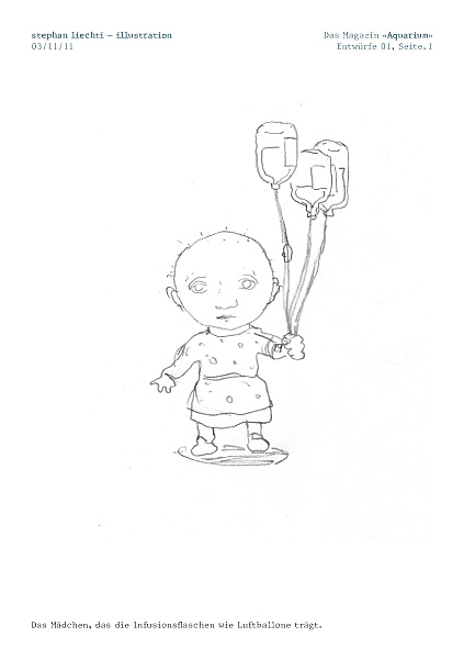 Entwurf A, Das Magazin, Aleksandar Hemon, Tod, Krankheit, Krankenhaus, Luftballons.