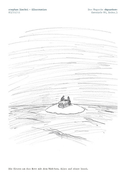 Entwurf E, Insel, Familie, Kinder, Krankheit, Meer, einsam,