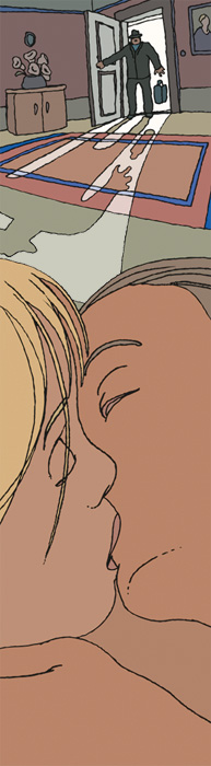 Romane, Paar wird beim Seitensprung erwischt