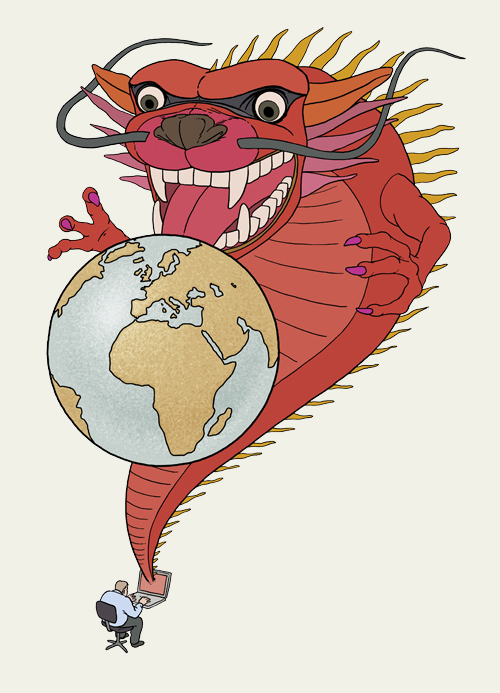 Kommt uns nicht mit China!, Beijing, Peking, China, Drachen