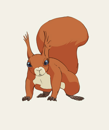 &nbsp;, Eichhörnchen