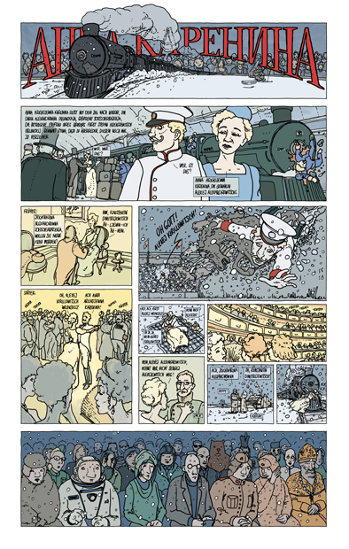 Anna Karenina, Anna Karenina u. a. im Bahnhof und Leidenschaftlich