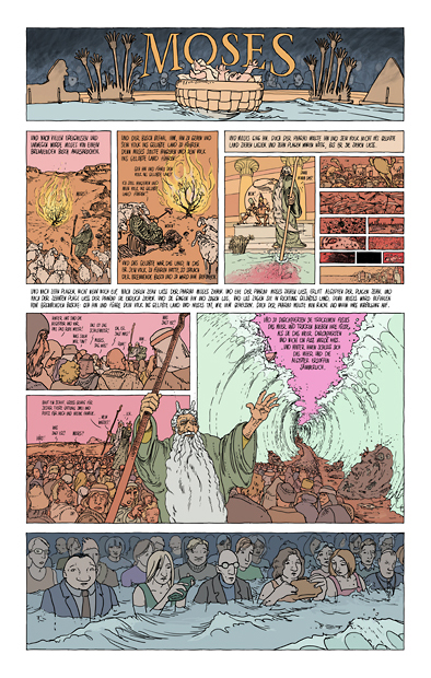 Moses, Moses teil das Meer