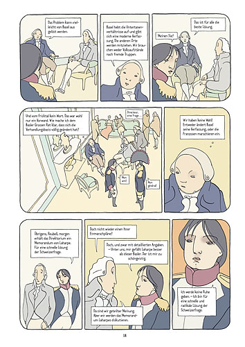 Patrioten Chaoten Idealisten, Seiten 18/19, Comic, 48 Seiten