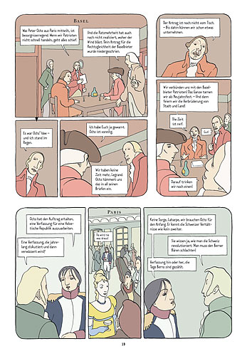 Patrioten Chaoten Idealisten, Seiten 18/19, Comic, 48 Seiten