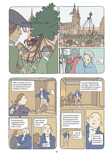 Patrioten Chaoten Idealisten, Seiten 22/23, Comic, 48 Seiten