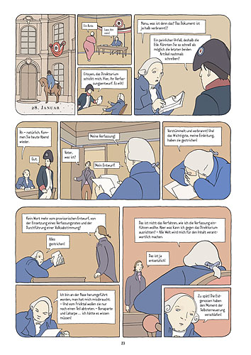 Patrioten Chaoten Idealisten, Seiten 22/23, Comic, 48 Seiten