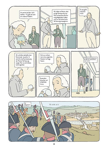 Patrioten Chaoten Idealisten, Seiten 28/29, Comic, 48 Seiten