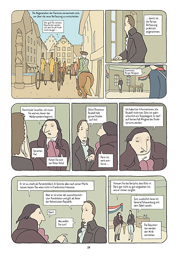 Patrioten Chaoten Idealisten, Seiten 28/29, Comic, 48 Seiten