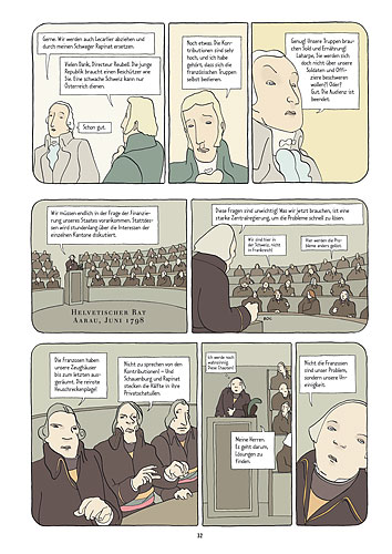 Patrioten Chaoten Idealisten, Seiten 32/33, Comic, 48 Seiten