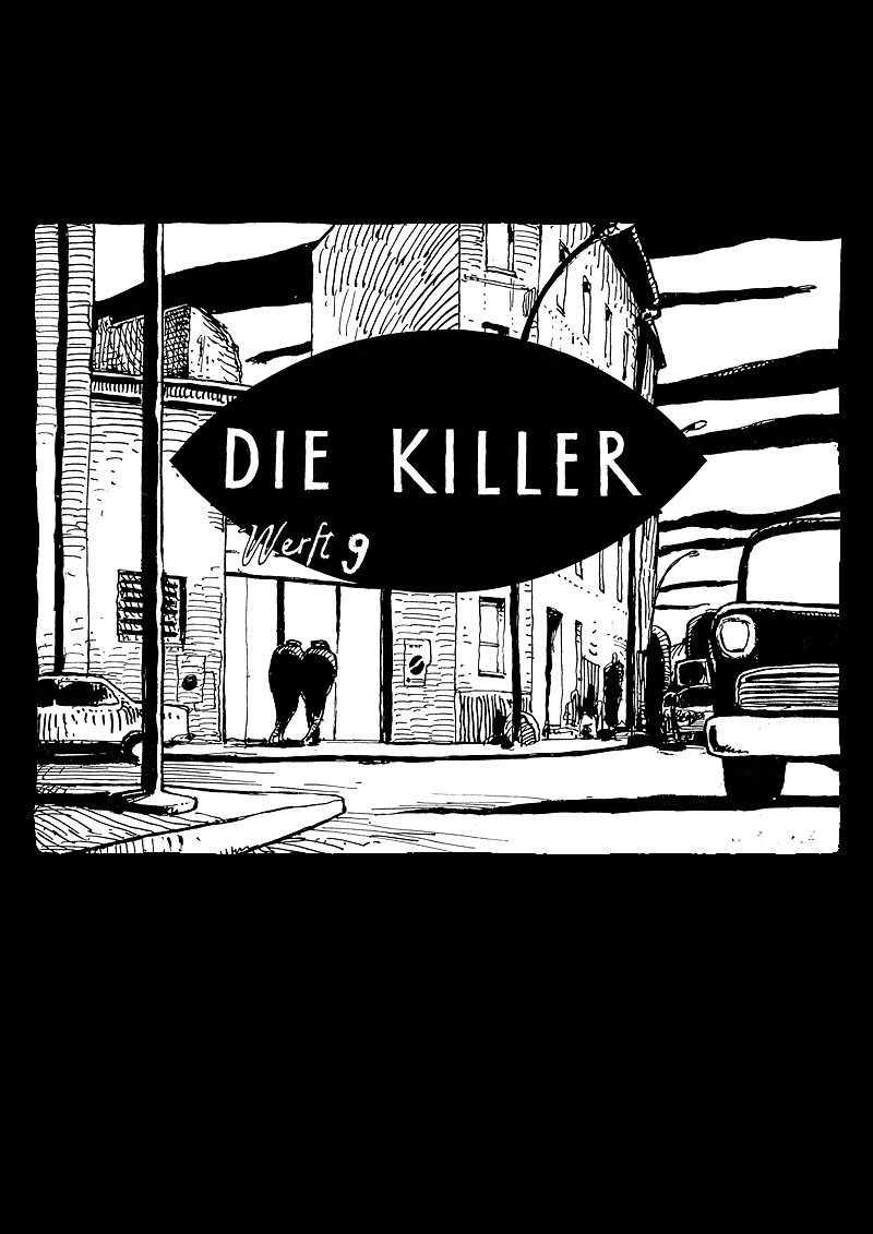 Killer, Vergrösserung, Titel, Comic, 18 Seiten