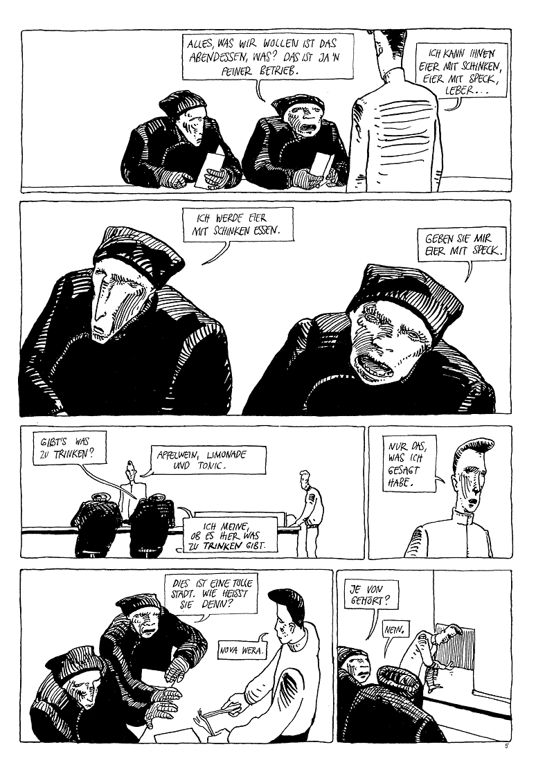 Killer, Vergrösserung, Seite 5, Comic, 18 Seiten