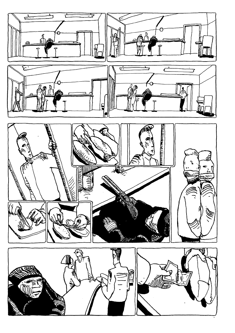 Killer, Vergrösserung, Seite 13, Comic, 18 Seiten