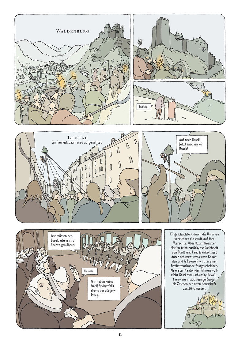 Vergrösserung, Seite 21, Comic, 48 Seiten