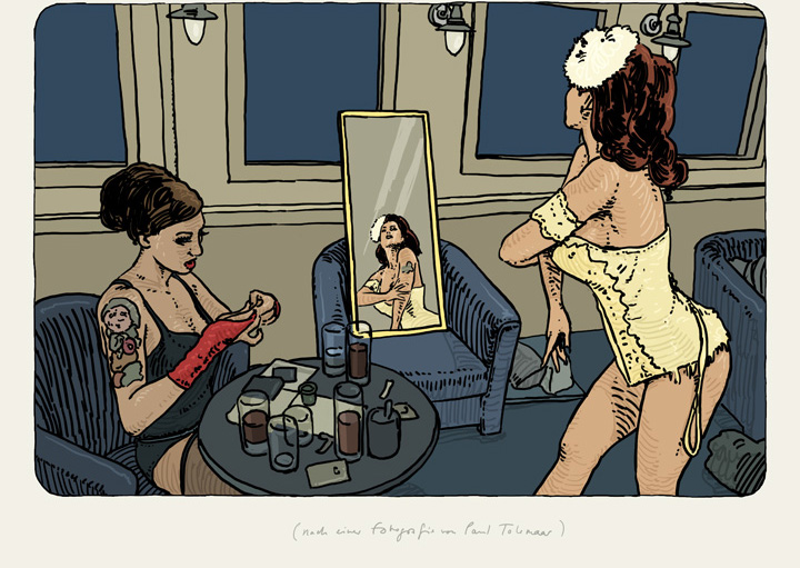 &nbsp;, Zwei Frauen beim Schminken