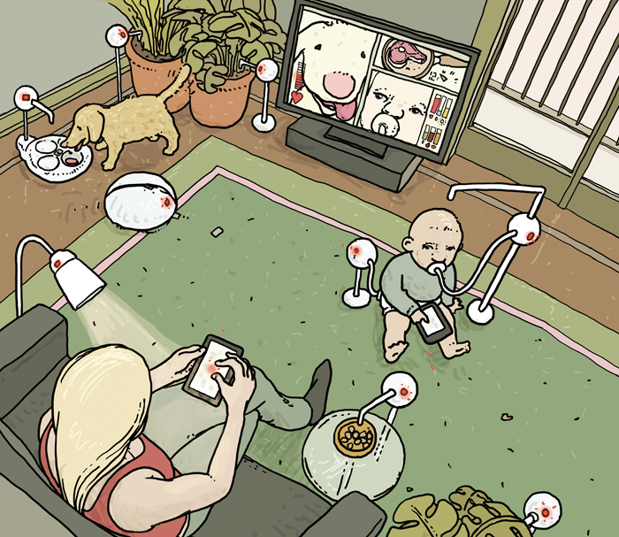 Fressnapf mit Web-Anschluss