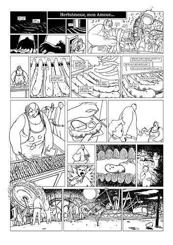 Herbstmesse, mon amour..., Hersbdtmesse, Chilbi, Bratwurst, Wurststand, Wurstverkäuferin, essen, nicht essen, Einsamkeit.